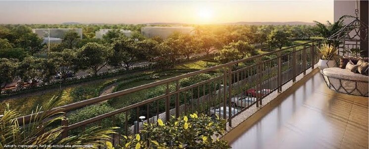 Balcony, godrej-woods 4 Bedroom 3360 Sq.Ft. Apartment In Sector 43 Noida 7933928