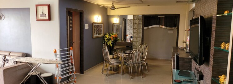Living Room, bhumiraj-hermitage 4 Bedroom 5400 Sq.Ft. Apartment In Sanpada Navi Mumbai 7934082