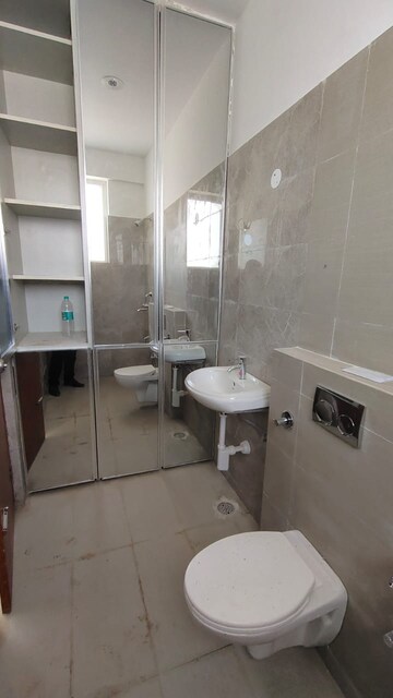 Bathroom in 3 BHK Apartment at Maxxus Elanza, International Airport Road – for Rent