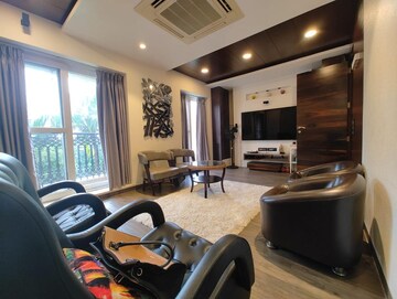 Living Room in 5 BHK Apartment at Akshar Shreeji Heights, Seawoods – for Sale