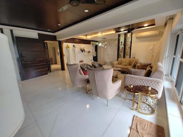 Living Room in 5 BHK Apartment at Akshar Shreeji Heights, Seawoods – for Sale