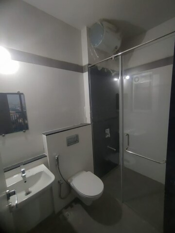 Bathroom in 2 BHK Apartment at Rustomjee Urbania, Majiwada – for Rent