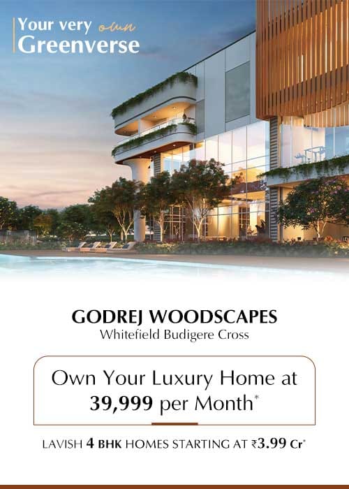 4 BHK + Pooja Room 2899 Sq.Ft. Apartment in Godrej Woodscapes