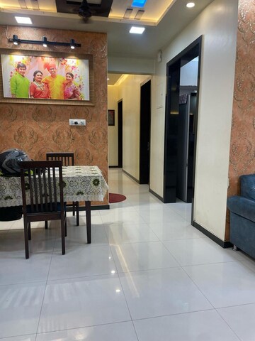 Living Room in 4 BHK Apartment at One Hiranandani Park, Ghodbunder Road – for Sale