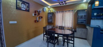 Living Room in 3 BHK Apartment at Crown Whistling Woods, Kokapet – for Rent