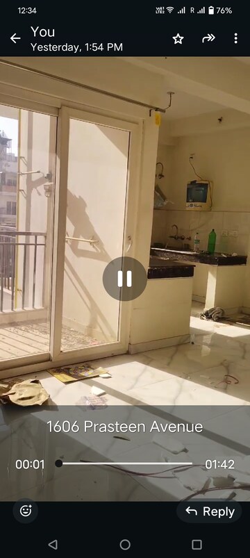 Kitchen in 2.5 BHK Apartment at Geotech Pristine Avenue, Sector 16c Greater Noida – for Rent