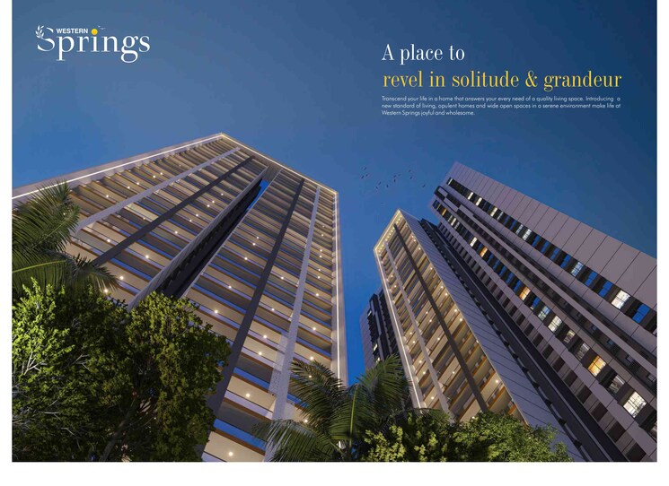 Exterior View, western-springs 3 Bedroom 2315 Sq.Ft. Apartment In Puppalaguda Hyderabad 7934559