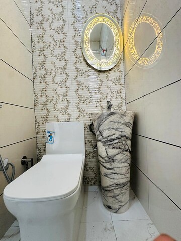 Bathroom in 3 BHK Apartment at Roseate Homes, Ghazipur – for Rent