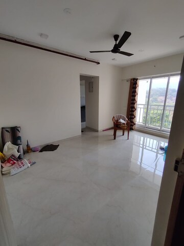 Living Room in 1 BHK Apartment at Vihang Vermont, Ghodbunder Road – for Rent