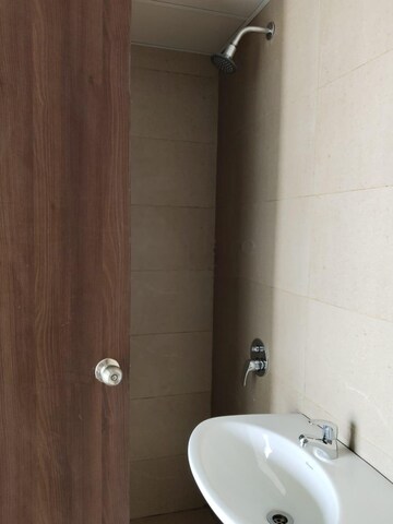 Bathroom in 1 BHK Apartment at Runwal Eirene, Balkum Pada – for Rent