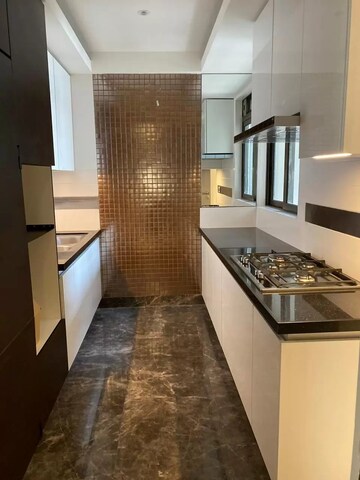 Kitchen in 4 BHK Apartment at Lodha Trump Tower, Worli – for Rent
