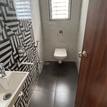 Bathroom in 2 BHK Apartment at Chinchwad – for Sale