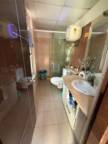 Bathroom in 3 BHK Apartment at ABA Cleo County, Sector 121 – for Rent