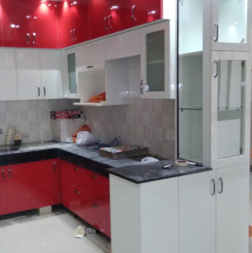 Kitchen in 3 BHK Apartment at Aditya City Apartments, Shahpur Bamheta – for Rent