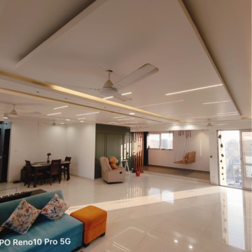 Living Room in 4 BHK Apartment at Ulwe Sector 17 – for Sale