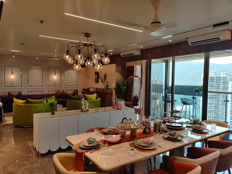 Living Room, marathon-monte-carlo 4 Bedroom 2312 Sq.Ft. Apartment In Mulund West Mumbai 7935595