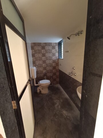 Attached Bathroom in 1 BHK Apartment at Mahaveer Heavens, Kalyan West – for Rent