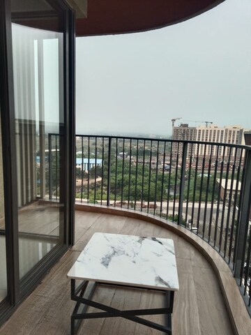 Balcony in 2.5 BHK Apartment at Lodha Palava City Lakeshore Greens, Dombivli East – for Rent