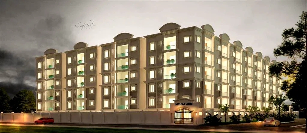 2 BHK + Pooja Room Apartment For Sale in Nithya Aum