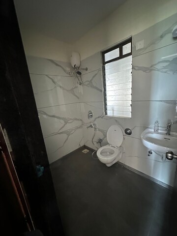 Bathroom in 1 BHK Apartment at Raunak City, Kalyan West – for Rent