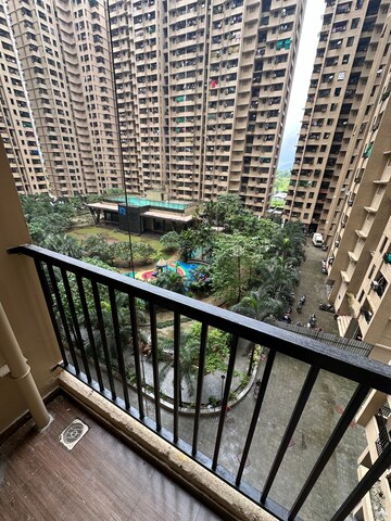 Balcony in 1 BHK Apartment at Raunak City, Kalyan West – for Rent