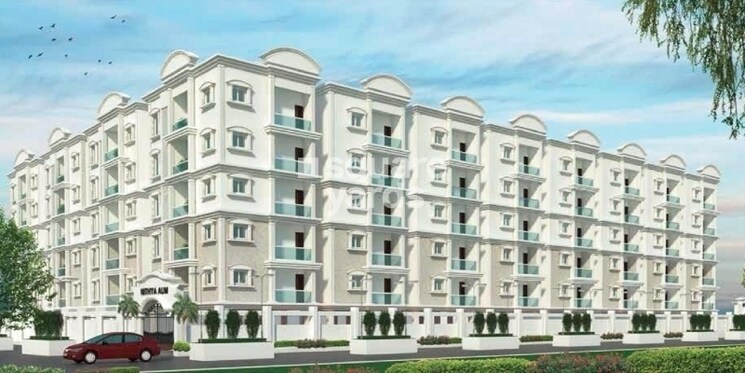 Exterior View, nithya-aum 2 Bedroom 1152 Sq.Ft. Apartment In Pocharam Hyderabad 7935932