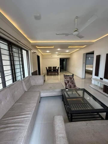 Living Room in 3 BHK Apartment at Kool Homes Solitaire I, Kondhwa – for Rent