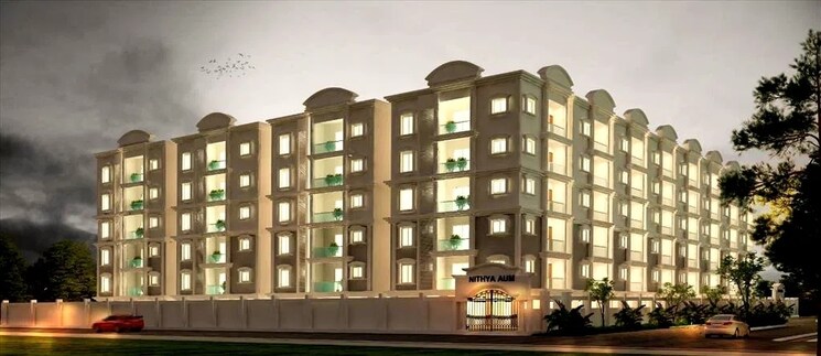 Exterior View, nithya-aum 2 Bedroom 1152 Sq.Ft. Apartment In Pocharam Hyderabad 7936031