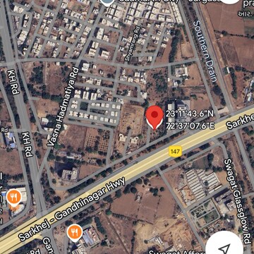  Land – Exterior View View at Ghatalodia - for Rent