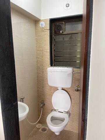 Bathroom in 1 BHK Apartment at Vaibhavlaxmi Peak 25, Vikhroli East – for Rent