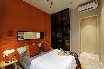 Bedroom in 2 BHK Apartment at Blackplinth The Shivram CHS, Mulund West – for Sale