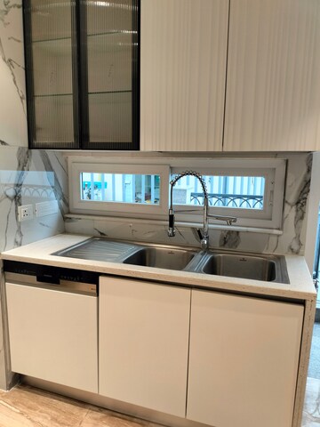 Kitchen in 4 BHK Apartment at Safdarjang Enclave – for Rent