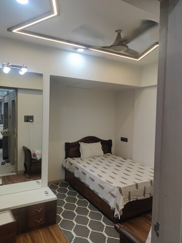 Bedroom in 3 BHK Apartment at Swastik Palms CHS, Brahmand – for Sale
