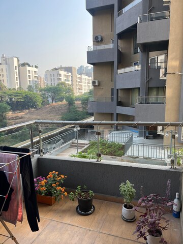 Balcony in 4 BHK Apartment at Godrej Skyline, Koregaon Park – for Sale