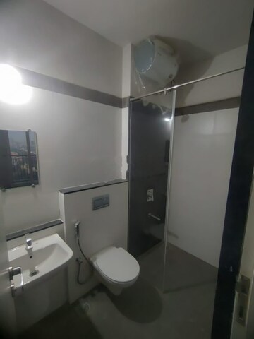 Attached Bathroom in 2 BHK Apartment at Rustomjee Urbania, Majiwada – for Rent