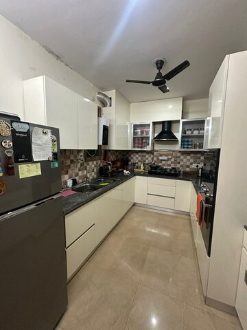 Kitchen in 3 BHK Builder Floor at Sector 9 – for Rent