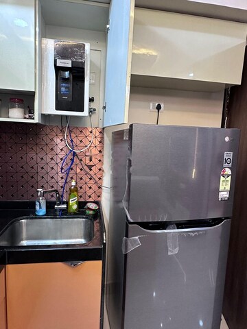 Kitchen in 1 BHK Apartment at Lodha Crown Quality Homes, Majiwada – for Rent