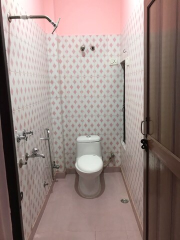 Bathroom in 1 BHK Builder Floor at Chattarpur – for Rent