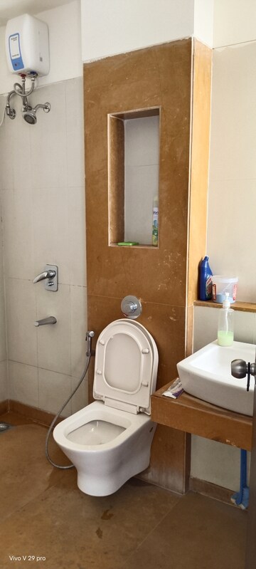 Bathroom in 3 BHK Apartment at Lodha Splendora, Ghodbunder Road – for Rent