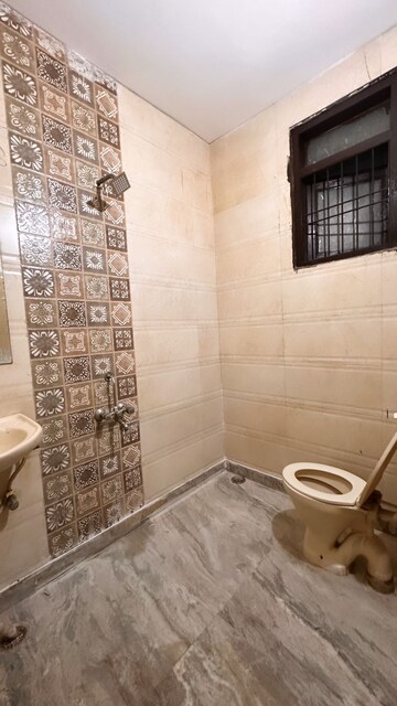 Bathroom in 2 BHK Builder Floor at Saket – for Rent