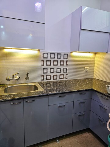Kitchen in 3 BHK Builder Floor at Chahak Plaza, Shakti Khand – for Sale