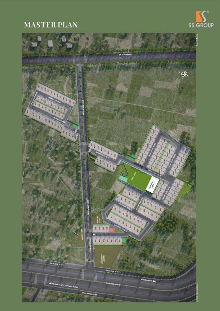 Master Plan, ss-linden 4 Bedroom 2741 Sq.Ft. Apartment In Sector 84 Gurgaon 7937448