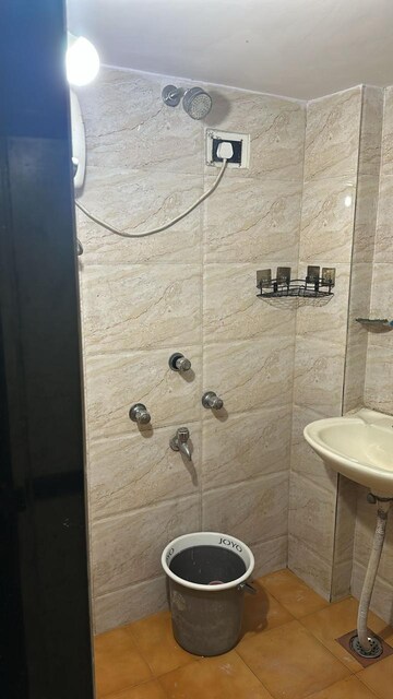 Bathroom in 2 BHK Apartment at Hiranandani Powai Park, Powai – for Rent