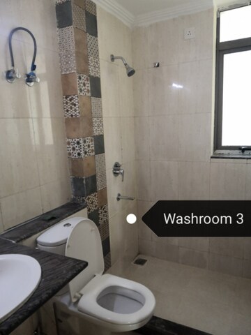 Bathroom in 3 BHK Apartment at Unitech Uniworld Resorts-The Residences, Sector 33 – for Rent
