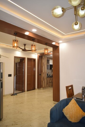 Living Room in 4 BHK Apartment at Dwarka – for Sale