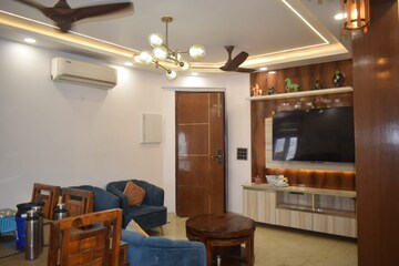 Living Room in 4 BHK Apartment at Dwarka – for Sale