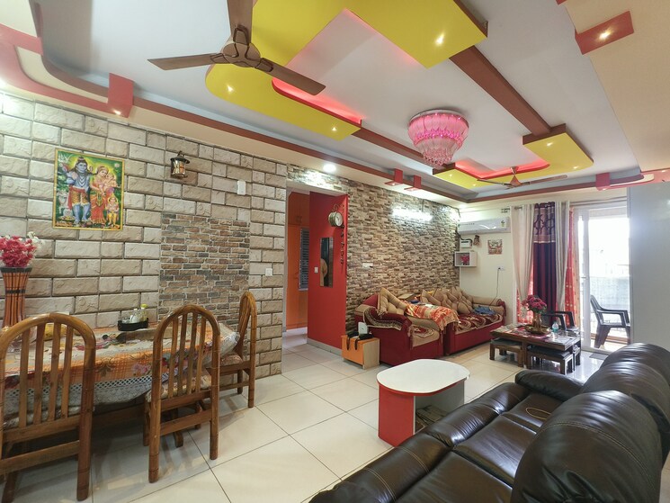 Living Room, salarpuria-sattva-east-crest 3 Bedroom 1404 Sq.Ft. Apartment In Old Madras Road Bangalore 7938067