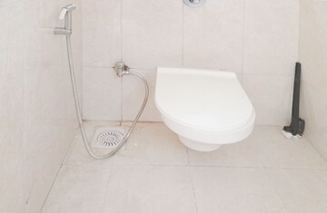 Bathroom in 2 BHK Apartment at Bharat Ecovistas, Shilphata – for Rent