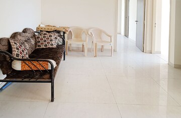 Living Room in 2 BHK Apartment at Bharat Ecovistas, Shilphata – for Rent