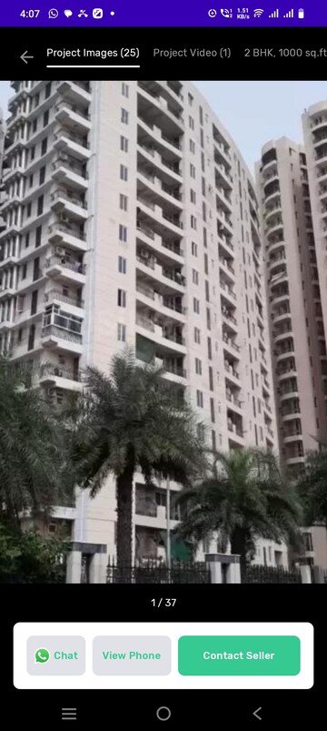 Master Bedroom in 3 BHK Apartment at Nimbus The Hyde park, Sector 78 – for Sale